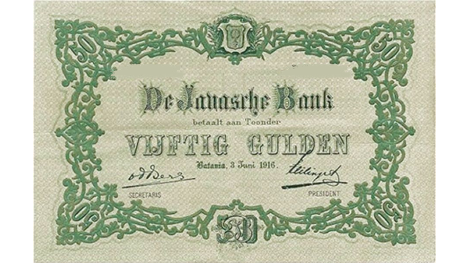 50 gulden gedung coret noser