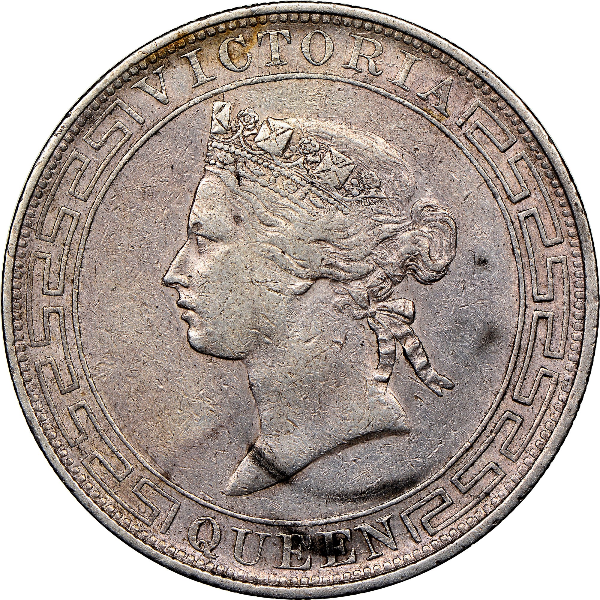 1 dollar hongkong 1867 coin